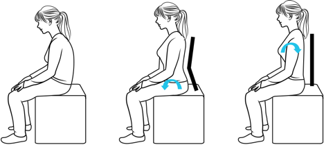 Thoracic Lumbar Back Support, Sitting Posture